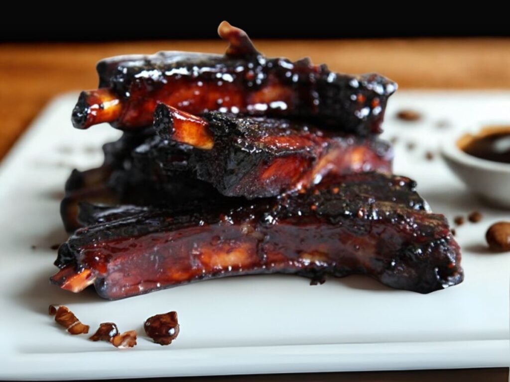 coffee rubbed spare ribs