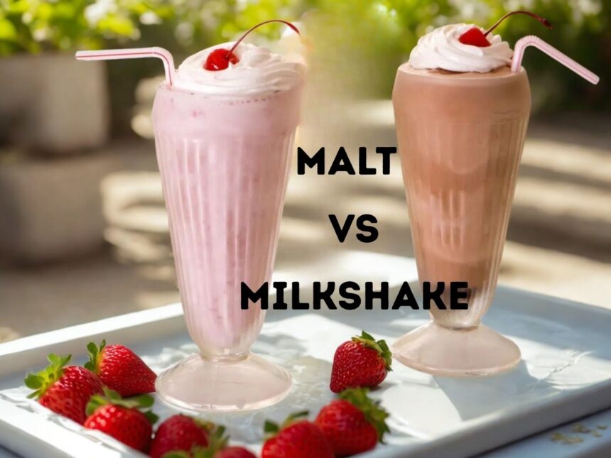 malt vs milkshake