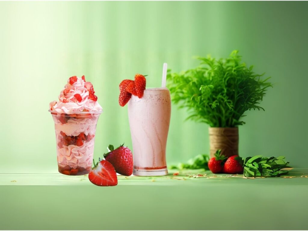 strawberry milkshake