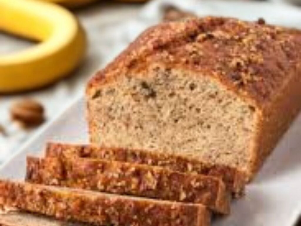 3 ingredient banana bread (no egg)