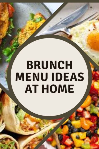 Brunch Menu Ideas at Home