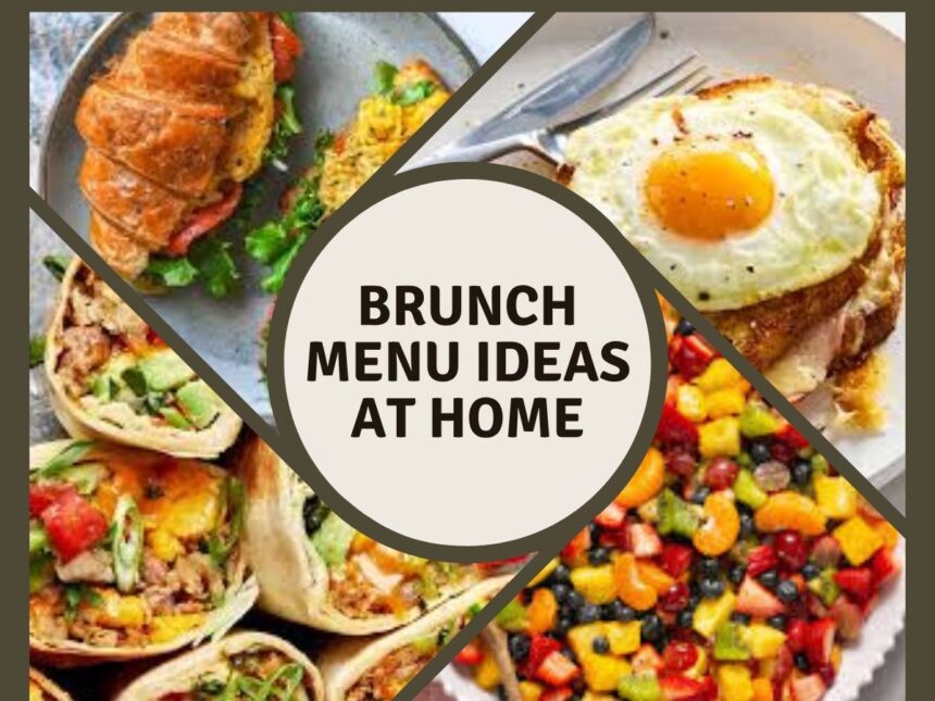 Brunch Menu Ideas at Home