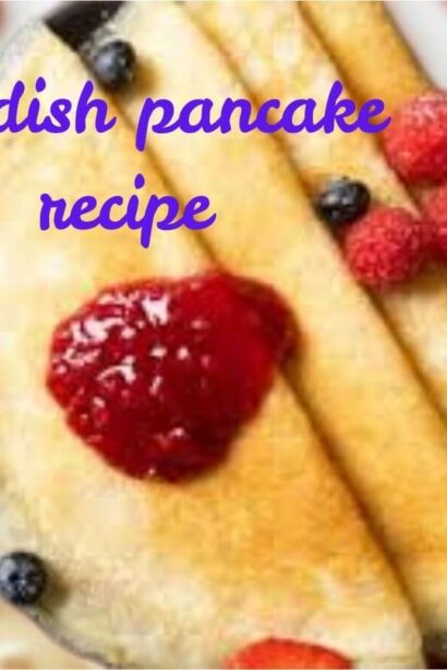 Swedish pancake recipe