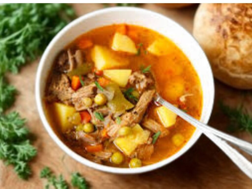 old fashioned vegetable beef soup recipe