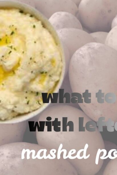 what to do with leftover mashed potatoes