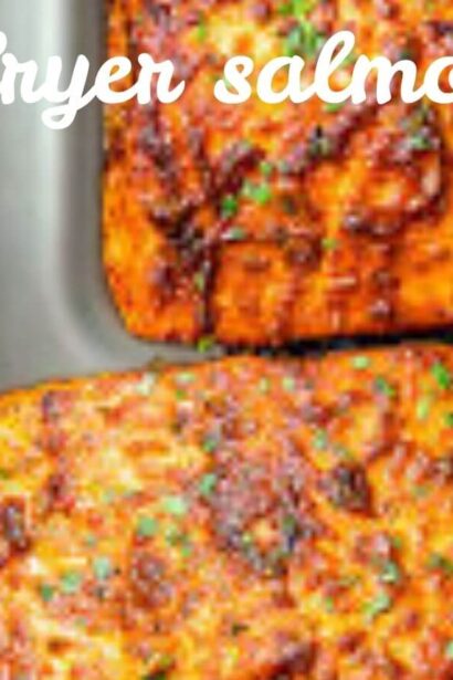 Pinch of Yum air fryer salmon