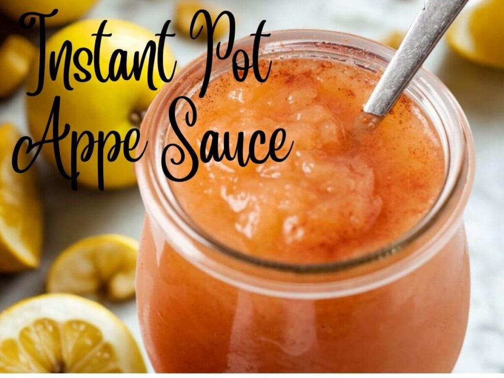easy Instant Pot AppleSauce recipe