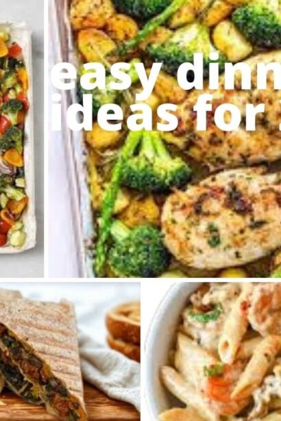 easy dinner ideas for 2