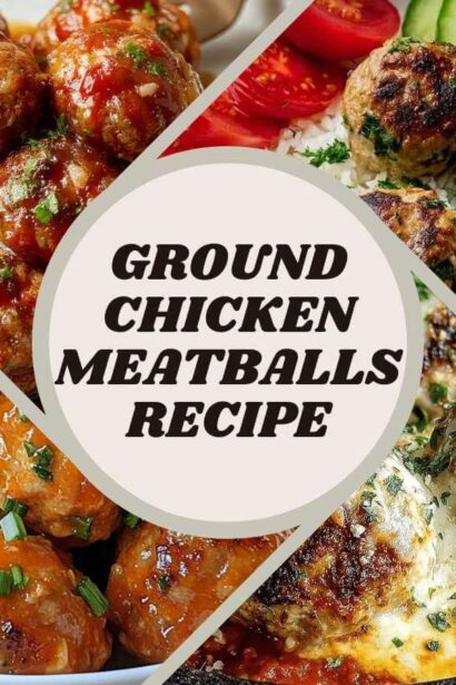Ground Chicken Meatballs Recipe