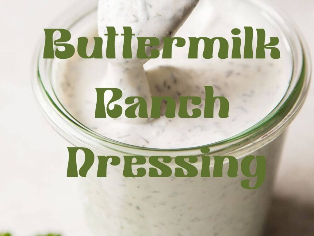 Recipes with Buttermilk 