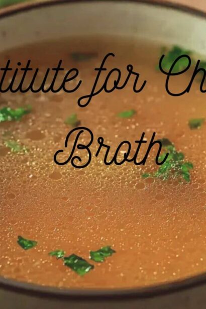 Substitute for Chicken Broth